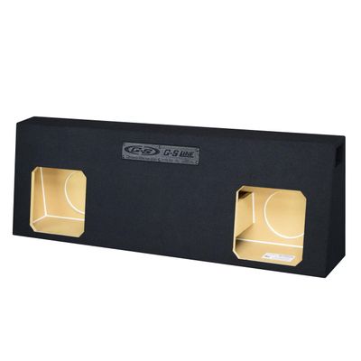 10" Dual Ported Vented Sub Box Subwoofer Enclosure Solo Baric Subs Single Cab Trucks Speaker Box