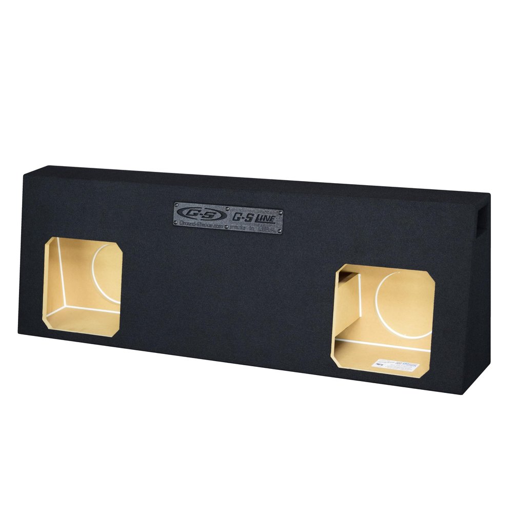 10" Dual Ported Vented Sub Box Subwoofer Enclosure Solo Baric Subs Single Cab Trucks Speaker Box