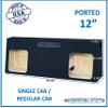 12" Dual Ported Vented Sub Box Subwoofer Enclosure Solo Baric Subs Single Cab Trucks Speaker Box view 2