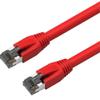 Axiom Memory - C8SBSFTP-R50-AX 50FT CAT8 2000mhz S/FTP Shielded Patch Cable Snagless Boot (Red) - 50 ft Category view 1