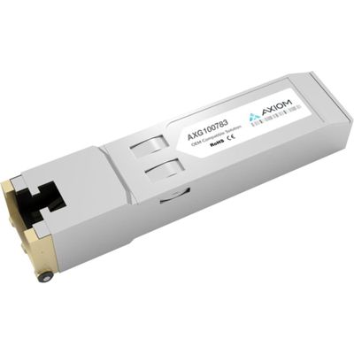 Axiom Memory - AXG100783 - Axiom 10GBASE-T SFP+ Transceiver for Juniper - JNP-SFPP-10GE-T - TAA Compliant - For Optical Network, Data Networking - 1 x 10GBase-T Network - Optical Fiber10 Gigabit