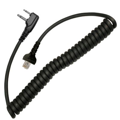 Pryme MC-2130 Replacement Cable for Trooper SPM-2100 Series Speaker Mic, Compatible with Icom IP-100H F3001 F4001 F3011 F4011 F3021 F4021 F3021S F4021S