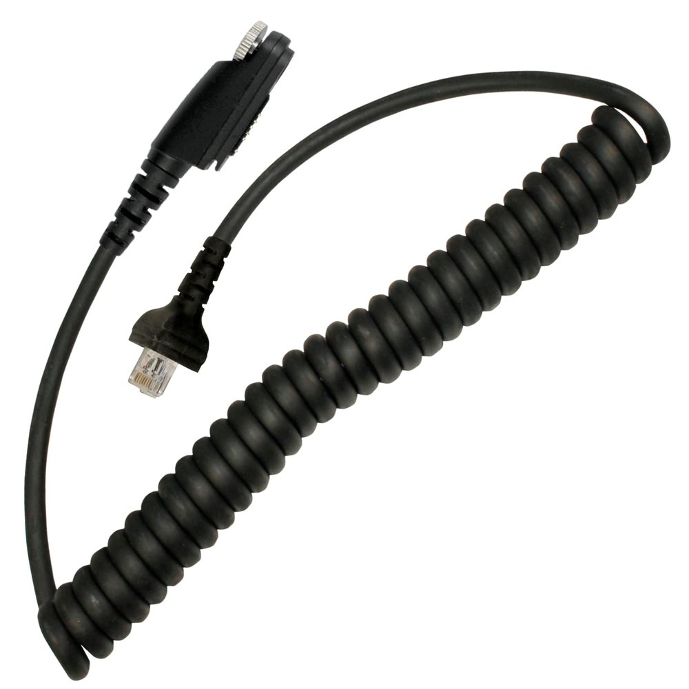 Pryme MC-2147 Replacement Cable for Trooper SPM-2100 Series Speaker Mic, Compatible with XG-100P XL-150P XL-185P XL-200P Series