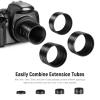 NEEWER 4 Pcs T2 Extension Tube Kit, 5mm 10mm 15mm 20mm Extension Tube with Double Sided M42x0.75mm Thread, Telescope Accessory for Astrophotography view 2