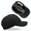 Black Baseball Bump Cap & Splash Safety Goggles Bundle view 2