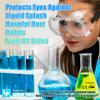 Black Baseball Bump Cap & Splash Safety Goggles Bundle view 3