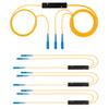 GwliUni 4PCS Fiber Optic Cable Splitter with 1 to 2 Distribution Channel 50:50 Ratio Wiring Coupler for GPON,FTTH,CATV System (SC-UPC 1 to 2) view 1