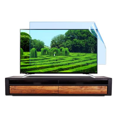Lxcisy 27-75 Inch Anti-Glare TV Screen Protector - Filter Out Blue Light Anti Scratch Film, Indoor & Outdoor Anti-Radiation TV Screen Protective Film, for LCD/LED/OLED & QLED 4K HDTV
