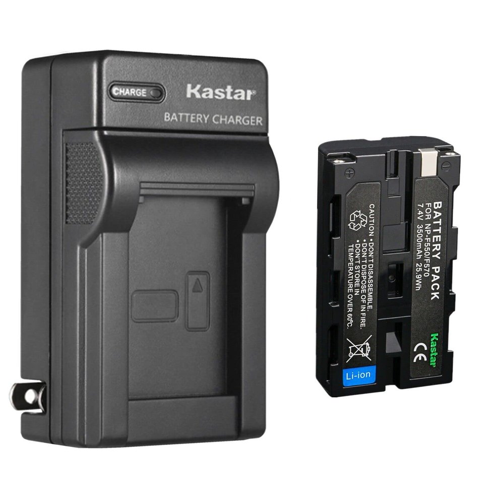 Kastar 1-Pack Battery and AC Wall Charger Replacement for Came-TV Field Monitor, Bestview Field LED Monitor, Atomos Ninja Monitor, LifThor Field Monitor, Elvid OnCamera Monitor, iKan LCD Field Monitor
