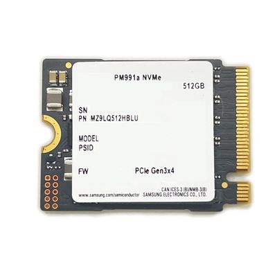 Samsung 512GB SSD M.2 2230 30mm PM991a NVMe PCIe Gen3 x4 MZ9LQ512HBLU Solid State Drive for Surface Pro Steam Deck Dell HP Lenovo Ultrabook Tablet