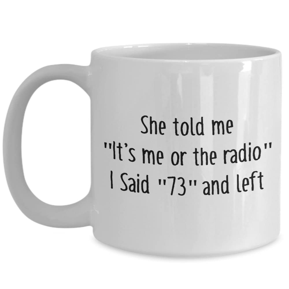 Ham Radio Coffee Mug, Funny Ham Radio Collector Gift, Present for Ham Radio Operator, Ham Radio Amateur Radio,