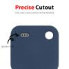 Silicone Case for Tile Pro 2020 & 2018 with Keychain, 2 Pack Anti-Scratch Protective Cover for Tile Tracker (Navy/Fluorescent Green) view 3