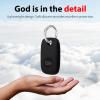 Silicone Case for Tile Pro 2022 with Keychain, 2 Pack Anti-Scratch Protective Cover with Carabiner (Black/Orange) view 4