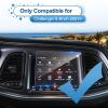 Coleya 2019-2022 2023 Challenger Screen Protector for Dodge Challenger (R/T Scat Pack, SRT Hellcat, SRT Hellcat Redeye, and SRT Super Stock) 8.4-inch Touch Screen, 9H Tempered Glass Uconnect 8.4" view 2
