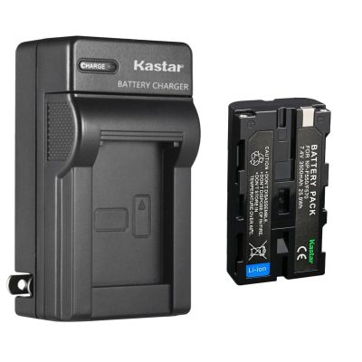 Kastar 1-Pack NP-F580 Battery 3500mAh and AC Wall Charger Replacement for Blackmagic Design Video Recording Monitor, FEELWORLD On-Camera Monitor, ANDYCINEI On-Camera Monitor, Lilliput Field Monitor