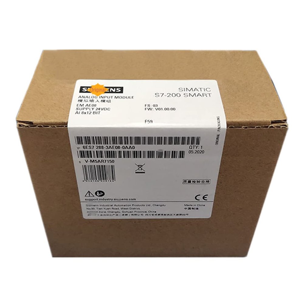 6ES7288-3AE08-0AA0 SIMATIC S7 200 Smart Analog Input Module Module 6ES7 288-3AE08-0AA0 Module Sealed in Box 1 Year Warranty