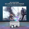 JYYBN 1080P Projector Full Mini Projector USB Mirroring Video Projectors for Home Cinema Led Beamer view 2