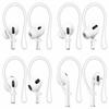4 Pairs  Anti-Slip  Compatible with AirPods 4 Ear Hooks, Replacement Ergonomic Design Comfortable Fit Ear Tips Wingtips Sport Holder Accessories Compatible with AirPods Pro 2nd 3 2 1 White 722 view 1