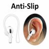 4 Pairs  Anti-Slip  Compatible with AirPods 4 Ear Hooks, Replacement Ergonomic Design Comfortable Fit Ear Tips Wingtips Sport Holder Accessories Compatible with AirPods Pro 2nd 3 2 1 White 722 view 3