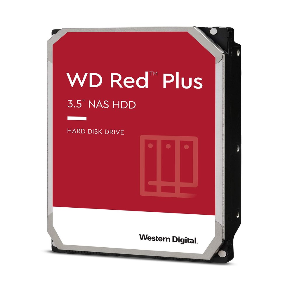 Western Digital 3TB WD Red Plus NAS Internal Hard Drive HDD - 5400 RPM, SATA 6 Gb/s, CMR, 256 MB Cache, 3.5" -WD30EFPX