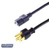 AC Power Cable 6.6ft / 2m for Maxell MC-EX353E Projector view 3