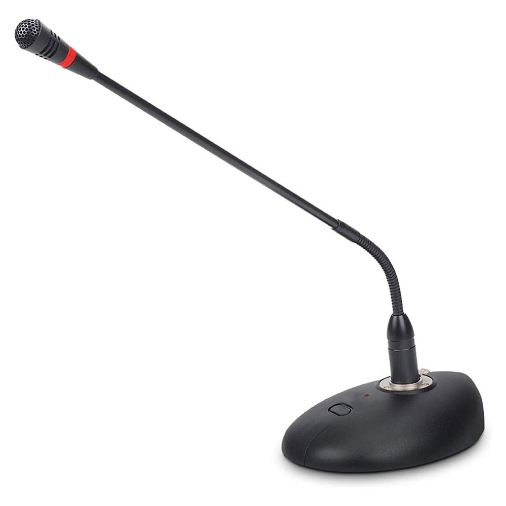 FRAHS Gooseneck Wired Microphone Adjustable Black Desk Meeting Microphone,Desktop Microphone for Desktop & Laptop