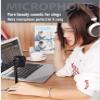 FRAHS USB Computer Microphone,3.5MM Noise-Cancelling Recording Desktop Mic for PC/Laptop for Desktop & Laptop view 3
