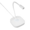 FRAHS USB Computer Microphone, Plug &Play Desktop Omnidirectional Condenser PC Laptop Mic, Mute Button with LED Indicator for Desktop & Laptop (Color : White) view 1