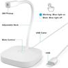 FRAHS USB Computer Microphone, Plug &Play Desktop Omnidirectional Condenser PC Laptop Mic, Mute Button with LED Indicator for Desktop & Laptop (Color : White) view 3