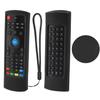 1PCS Protective Silicone Remote Case for MX3 Air Mouse for Android tv Box Shockproof Washable Skin-Friendly Anti-Lost Remote Cover with Loop (Black) view 1