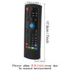 1PCS Protective Silicone Remote Case for MX3 Air Mouse for Android tv Box Shockproof Washable Skin-Friendly Anti-Lost Remote Cover with Loop (Black) view 4