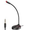 Sxdthy Computer Microphone,USB Desktop Microphone 3.5mm PC Computer Mic Plug & Play for Online Chatting, Home Studio, Podcasting, Gami (Color : Black, Size : 3.5mm) view 1