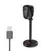 Sxdthy USB Computer Microphone,3.5MM Noise-Cancelling Recording Desktop Mic for PC/Laptop for Online Chatting, Home Studio, Podcasting, Gami view 1
