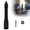 Antenna Short Aluminum Enhanced Radio FM/AM Signal Reception Mast Rocket Missile Shape Stubby Compatible with Ford Bronco 2021-2022 view 1