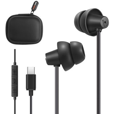 MAXROCK USB C Wired Sleep Headphones for Side Sleepers
