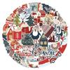 Christmas Stickers 50 Pcs Cute Waterproof Funny Holiday Stickers for Laptop, Skateboard, Suitcase, Cars, Luggage, Water Bottle, Bicycle, Motorcycle - Christmas Theme for Teens, Kids, Girls view 1