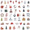 Christmas Stickers 50 Pcs Cute Waterproof Funny Holiday Stickers for Laptop, Skateboard, Suitcase, Cars, Luggage, Water Bottle, Bicycle, Motorcycle - Christmas Theme for Teens, Kids, Girls view 3