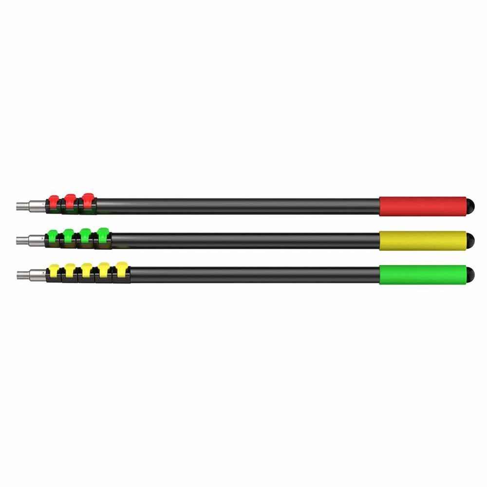 AoForce Easy flip-Tab Lock Mechanism Telescopic Pole, 2M-to-10.8M Telescopic Extension Pole, Lightweight Sturdy Aluminum Telescoping Pole, Cleaning, Trimming, Decorating Extension Pole (Size : 7.2M)