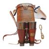 Vintage Brass Binocular with Leather case Pirates Navy spyglass, Handheld Binocular BY M/S NAUTICAL PERSONALIZED (Without Box) view 1