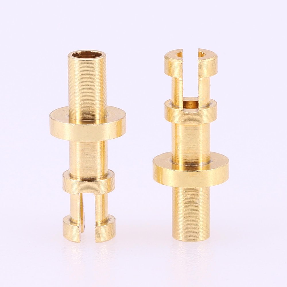 100PCS DIY Turret Lug Project Audio Strip Tag Board Turret Board Terminal Lug for Tube Amplifier DIY Brass Plated Gold Slotted Turret (Slotted Gold Long Turret 100PCS)