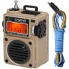 ZHIWHIS Shortwave Radio, MP3 Player with Weather Radios Portable AM FM, Retro Bluetooth Speaker with 6 EQ Modes, Rechargeable Alarm Clock Receiver with Sleep Time and NOAA Alerts ZWS-701 view 1