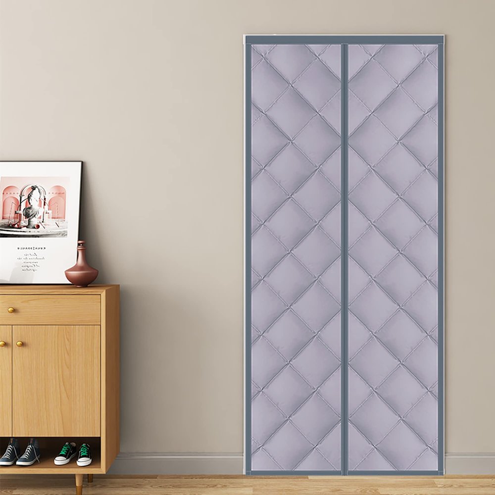 Warmth Retention Screen Door,Cold Door Curtain,Thermal Insulated Door Curtain,Loss Reduce Noise,Curtain for Door Window,Doorway Curtains,for Air Conditioner Room,Heater Room, Living Room