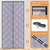 Warmth Retention Screen Door,Cold Door Curtain,Thermal Insulated Door Curtain,Loss Reduce Noise,Curtain for Door Window,Doorway Curtains,for Air Conditioner Room,Heater Room, Living Room view 2