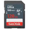 3X Ultra 128 GB SDXC UHS I Memory Card 100 MBs + Memory Card Holder view 2