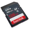 3X Ultra 128 GB SDXC UHS I Memory Card 100 MBs + Memory Card Holder view 3