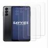 Savvies Screen Protector compatible with Samsung Galaxy A04s (Front+Camera) Protection Film Clear 18-Pack view 2
