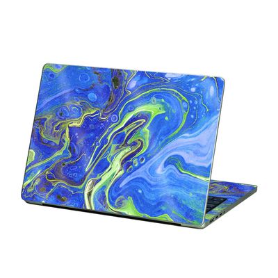 MightySkins Glossy Glitter Skin Compatible with Apple MacBook Air 13.6 M2 (2022) - Blue Pour | Protective, Durable High-Gloss Glitter Finish | Easy to Apply and Change Styles | Made in The USA