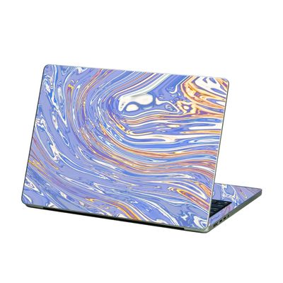 MightySkins Skin Compatible With Apple MacBook Air 13.6 M2 (2022) - Liquid Silver | Protective, Durable, and Unique Vinyl Decal wrap cover | Easy To Apply, Remove, and Change Styles | Made in the USA