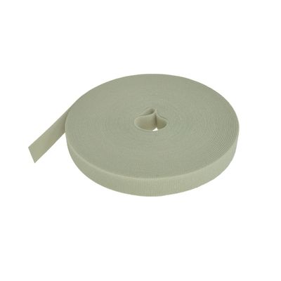 Beszin 0.8 Inch Hook and Loop Strap Tape, 50 Feet, Self Adhesive Tape Strip, Sticky Back Fastener, Interlocking Tape Roll, Cable Ties, Multi-Use Ties, Gray Color