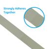 Beszin 0.8 Inch Hook and Loop Strap Tape, 50 Feet, Self Adhesive Tape Strip, Sticky Back Fastener, Interlocking Tape Roll, Cable Ties, Multi-Use Ties, Gray Color view 3